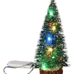 Agulhas Led Mini Árvore De Natal Luminosa Pequena