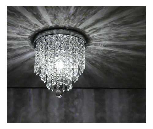 Elegante E Moderno Pingente Lustre Lâmpada De Cristal - Imagem 4