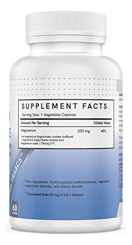 Cápsulas Veganas De Absorção De Quelato De Bisglicinato De - Imagem 3