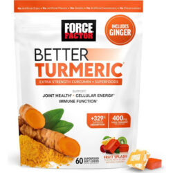 Force Factor Best Suplemento De Cúrcuma 400 Mg Com Pimenta