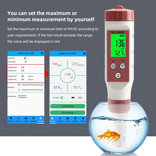 ! Medidor De Qualidade Da Agua Ec Oxigênio Dissolvido Tds - Imagem 5