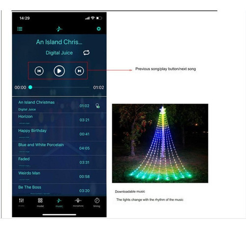 Cb Novas Luzes Inteligentes De Corda Para Árvore De Natal - Imagem 9