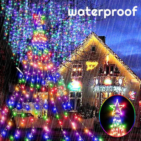 Decoração Solar De Natal Led Strip Light Enfeites De Árvore — foto 23
