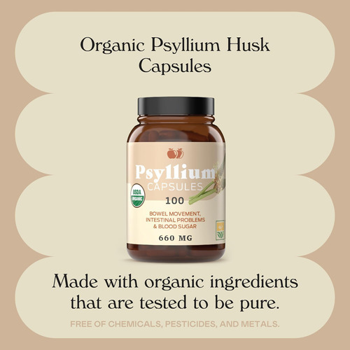 Cápsulas Naturais Puras De Casca De Psyllium Em Pó - Cápsula - Imagem 6