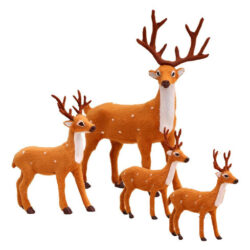 - Decoração De Natal, 4 Peças, Renas, Alce, Decoração De