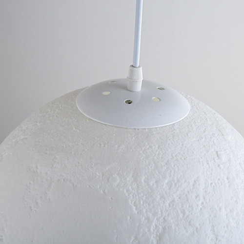 Candeeiro Suspenso De Estilo Moderno Com Design De Lua Impre - Imagem 3