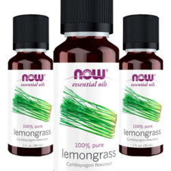 Óleo De Capim Limão 30ml Now Foods Lemongrass Oil Puro 3un