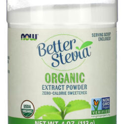 Extrato Em Pó Betterstevia Now Foods Adoçante
