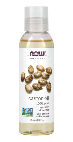 Now Foods Óleo De Rícino 118ml Distribuidor Autorizado