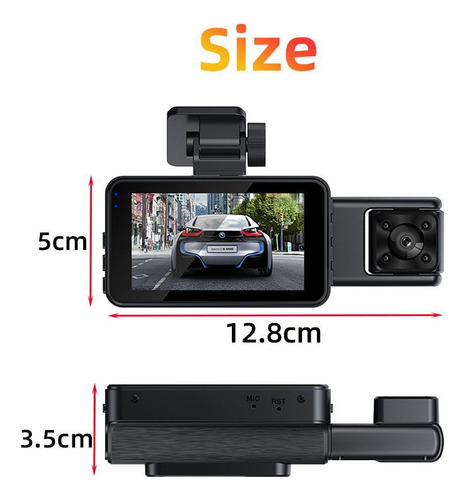Câmera De Carro Frontal E Traseira Wifi 1080p - Imagem 8
