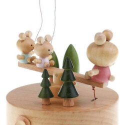 O Decoração Do Quarto Das Meninas 11x15cm Gangorra Do Urso