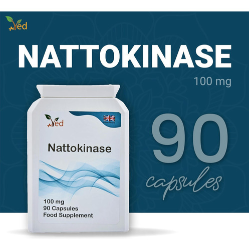 Ved Nattokinase, 2000 Fu 100 Mg, Extrato De Soja Fermentado - Imagem 2