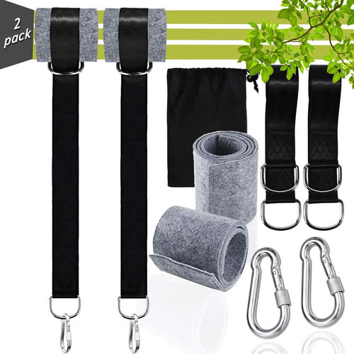Kit De Alças Suspensas Para Balanço De Árvore De Rede