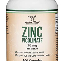 Picolinato De Zinco 50 Mg, 300 Cápsulas (suporte Imunológic