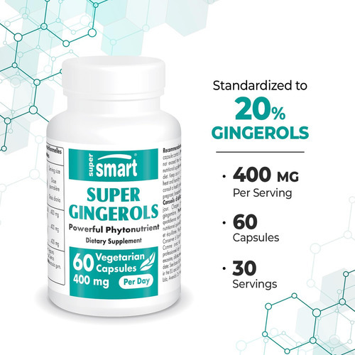 Supersmart - Super Gingerols 400mg Por Dia (alta Potência 20 - Imagem 4