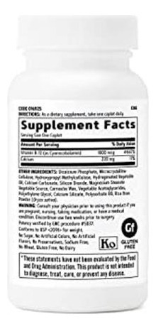 Vitamina B-12 Marca Gnc, 1000 Mcg, 90 Comprimidos - Imagem 2