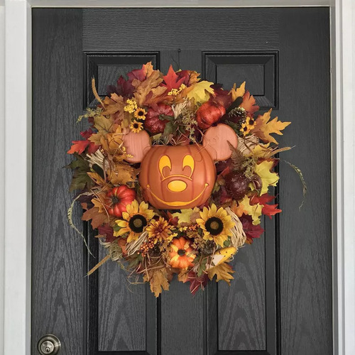 Decoração De Guirlanda De Abóbora Para O Halloween No Outono - Imagem 2