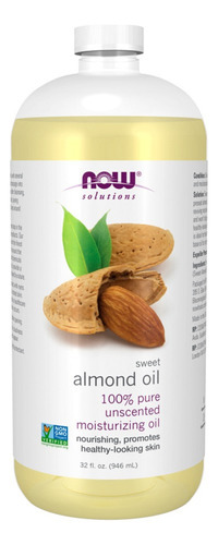 Óleo Amendoa Doce Now Foods 946 Ml Puro Importado