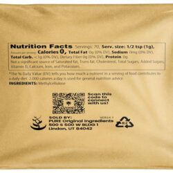 Ingredientes Originais Puros Metilcelulose (2,5 Onças) Sempr