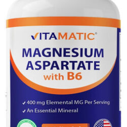 Aspartato De Magnésio Vitamatic 400 Mg Por Porção - 90 Cápsu