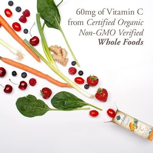 Vitamina C Garden Of Life Mykind Organics 60 Mg 2 Onças/lara - Imagem 2