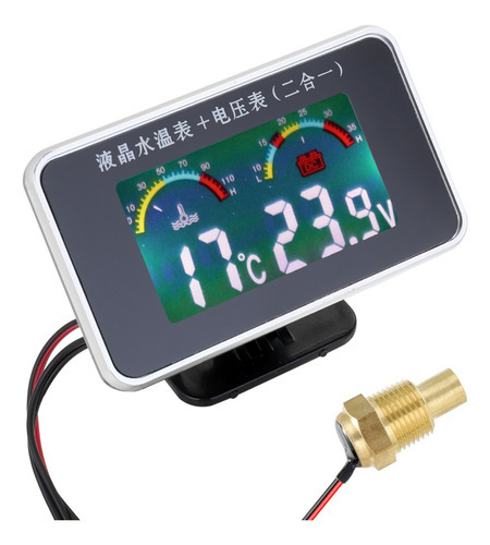 Medidor De Temperatura Da Água Do Carro Display Lcd - Imagem 3