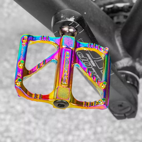 Pedais De Mountain Bike Pedais Mtb Coloridos Pedais - Imagem 5