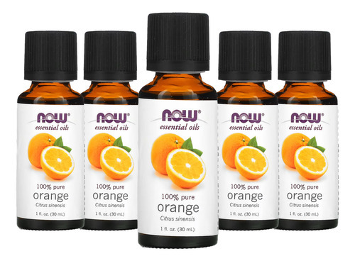 Óleo De Laranja Now Foods Orange Oil 30ml 5un