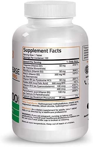 Bronson Super B Vitamina B Complexo De Liberação Lenta Sust - Imagem 2