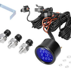 D Triple Display Air Pressure Guage Led Digital Air