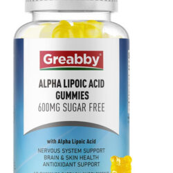 Greabby Ácido Alfa Lipóico 600mg Gomas, Suplemento De Ácido