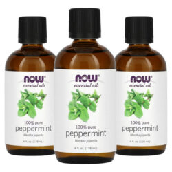 Óleo De Hortelã-pimenta Now Foods Peppermint 118ml 3un