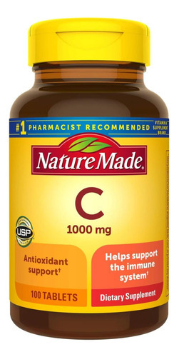 Comprimidos De Vitamina C De 1000 Mg Da Nature Made, Contage