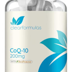Clear Formulas Coqmg 200 Cápsulas Com Absorção De Bioperina
