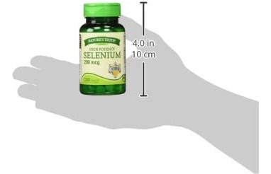 Suplementos Natures Truth Selenium 200 Mcg, 100 Contagens - Imagem 5