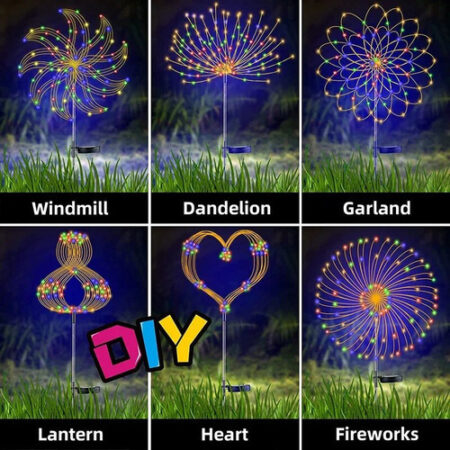 Pacote Com 8 Lâmpadas De Fogos De Artifício De Jardim À Prov — foto 9 Pacote Com 8 Lâmpadas De Fogos De Artifício De Jardim À Prov — foto 9