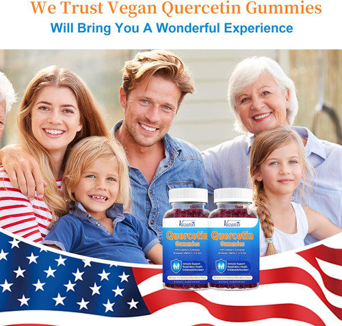 Gommies De Quercetina Para Crianças, Adultos Homens Homens, - Imagem 7