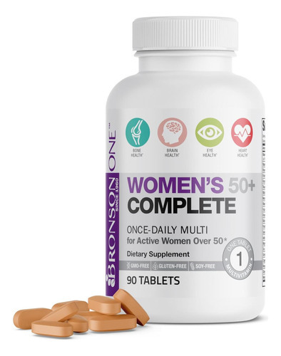 Bronson One Daily Womens 50+ Multivitamínico Multimineral C