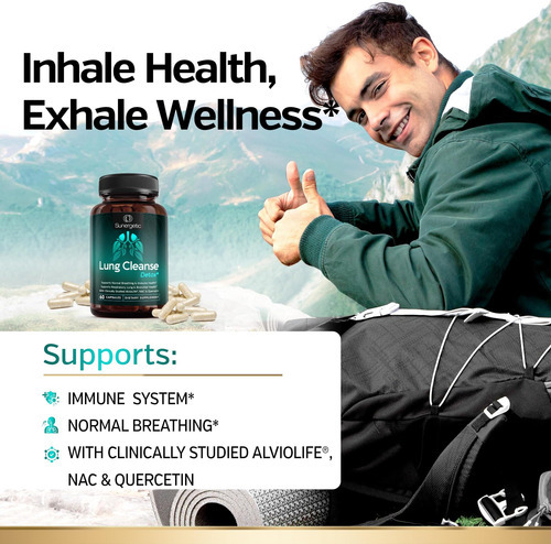 Suplemento De Suporte Pulmonar Premium - Suplemento De Limpe - Imagem 7