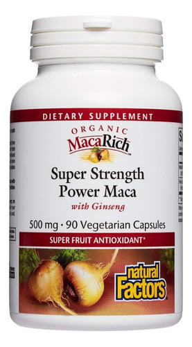 Macarich Por Fatores Naturais, Super Strength Power Maca, Su