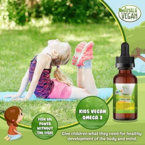 Amala Vegan - Ômega 3 Para Crianças - Limão Orgânico, Vegan - Imagem 2