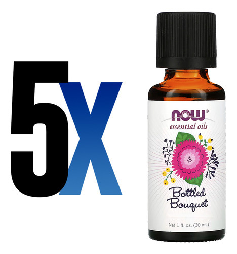 Mistura Óleos Bottled Bouquet Now Foods 30ml Importado 5un - Imagem 2