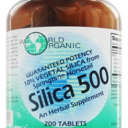 Sílica Orgânica Mundial 500mg Tabs 200