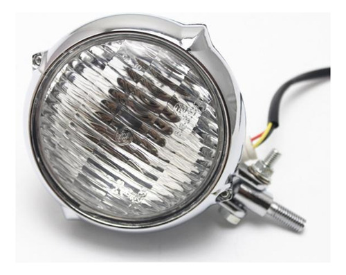 Lâmpada De Luz Âmbar Para Farol De Motocicleta Para Bobber - Imagem 3