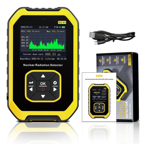 Detector De Radiação Nuclear Com Contador Geiger