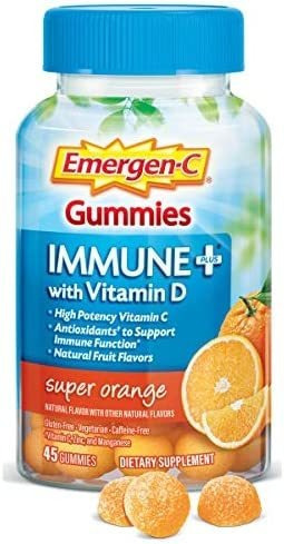 Vitamina C Emergen-c 750 Mg 45 Gomitas/laranja - Imagem 4