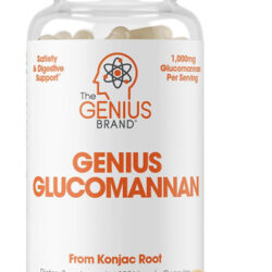 A Marca Genius - Genius Glucomannan 1.000mg Por Porção, 180