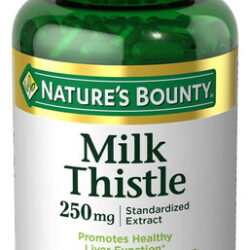 Cápsulas De Cardo Leiteiro Natures Bounty, Suplemento De Erv