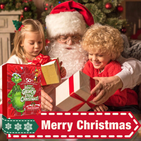 Brinquedo De Boneco Grinch De Natal Com Calendário De Contag - Imagem 5
