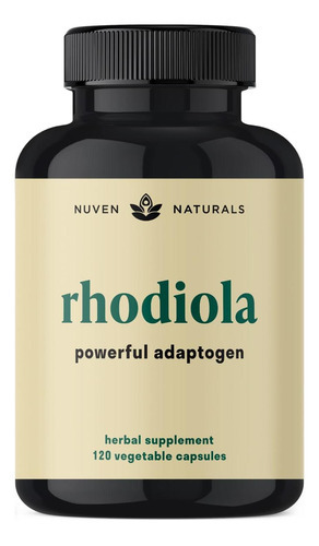 Rhodiola Rosea 600 Mg - 120 Cápsulas Veganas - Suplemento De
